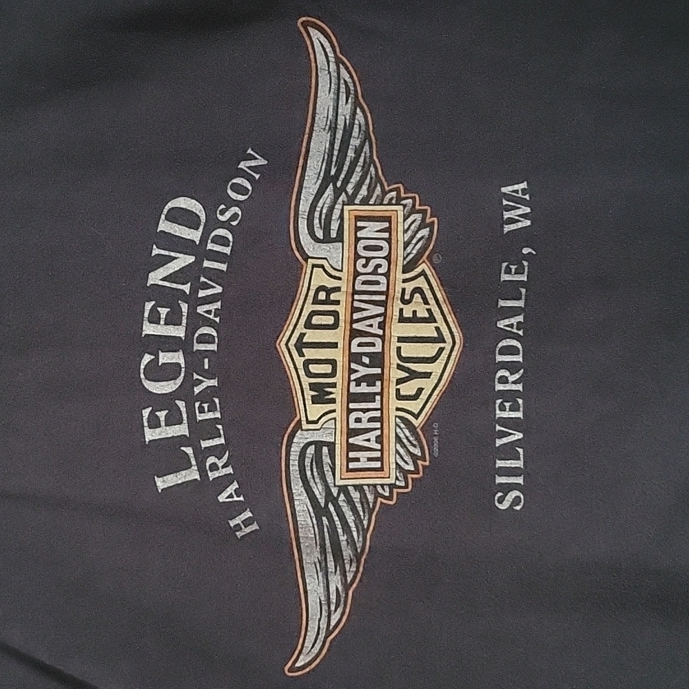 Harley-Davidson, Men's Poker Hold 'em, Sleeveless Black Shirt, 2006, Size Large - Picture 6 of 8
